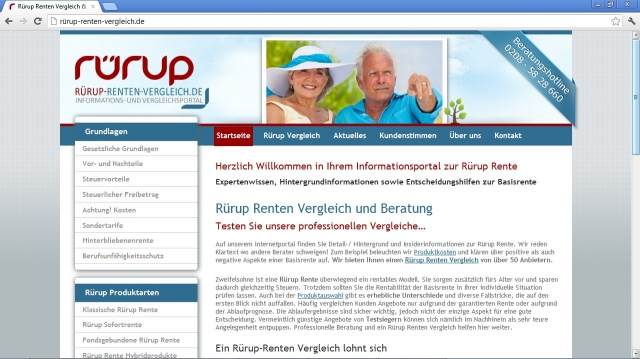 Startseite von Rürup-Renten-Vergleich.de Startseite von Rürup-Renten-Vergleich.de