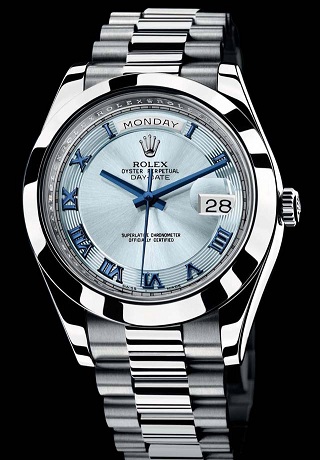 Hier zu sehen ist die Rolex Day-Date II 218206 (2) - erhältlich in der TomBoom Luxury Boutique Hier zu sehen ist die Rolex Day-Date II 218206 (2) - erhältlich in der TomBoom Luxury Boutique