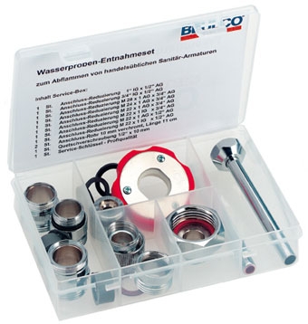 Set für die Entnahme von Trinkwasserproben