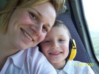 Der Traum wurde wahr: Jannik Schwarz (5) aus Weinsberg bei Heilbronn geht in luftige Höhe