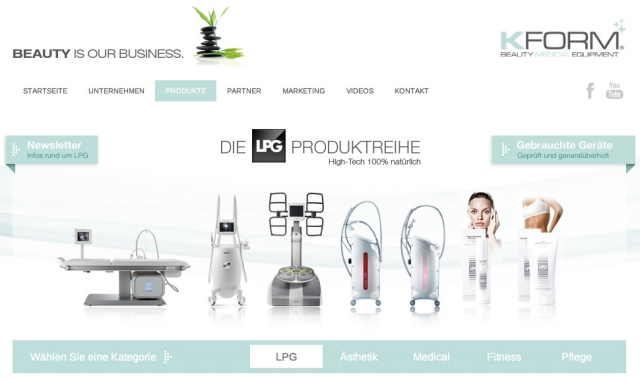 Das Celli M6 Integral von LPG Systems verfügtüber die Endermologie, Lipomassage und Endermolift Beha