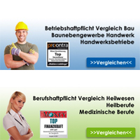 Betriebshaftpflicht Vergleich