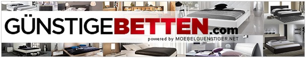 Günstige Betten mit BESTPREIS-GARANTIE ab sofort erhältlich bei www.günstigebetten.com