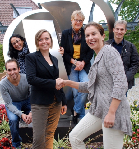 Team Touristik und Kur Schömberg mit Christina Lennhof (vorne links) und Bürgermeisterin Bettina Met
