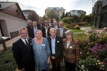 l. Markus Klement vom ORF und r. Sieglinde Götze vom Kernteam Aktionsfeld Politik und Gesellschaft L l. Markus Klement vom ORF und r. Sieglinde Götze vom Kernteam Aktionsfeld Politik und Gesellschaft L