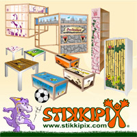 Kinderzimmer mit Stikkipix im Handumdrehen verändert!!! Kinderzimmer mit Stikkipix im Handumdrehen verändert!!!