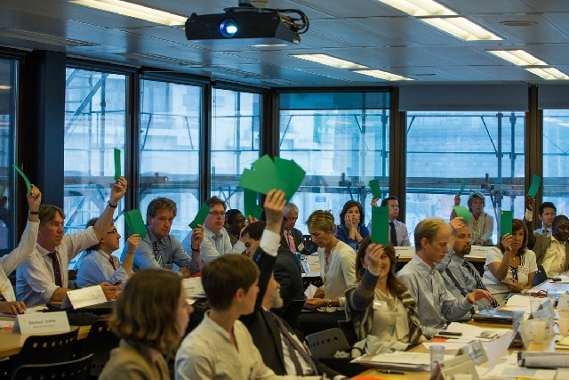 voting session during the 3rd General Assembly