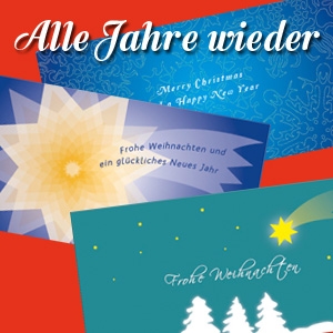 Weihnachtskarten für Businesskunden