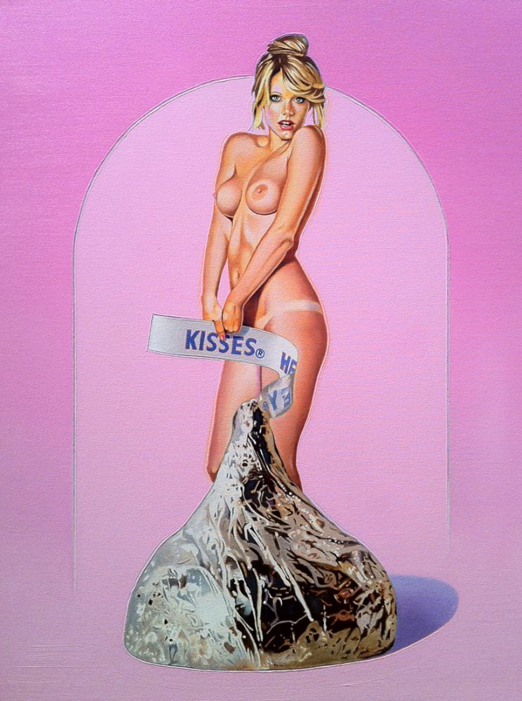 Mel Ramos - Miss Kiss. Mel Ramos - Miss Kiss.