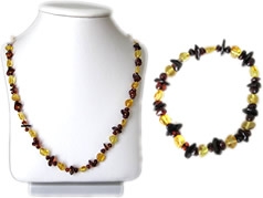 Bernsteinkette und Bernsteinarmband Bernsteinkette und Bernsteinarmband