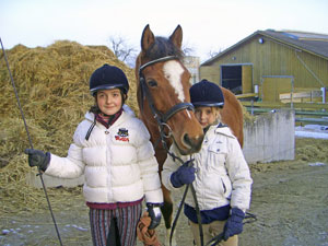 Teilnehmerinnen im Reitcamp Teilnehmerinnen im Reitcamp