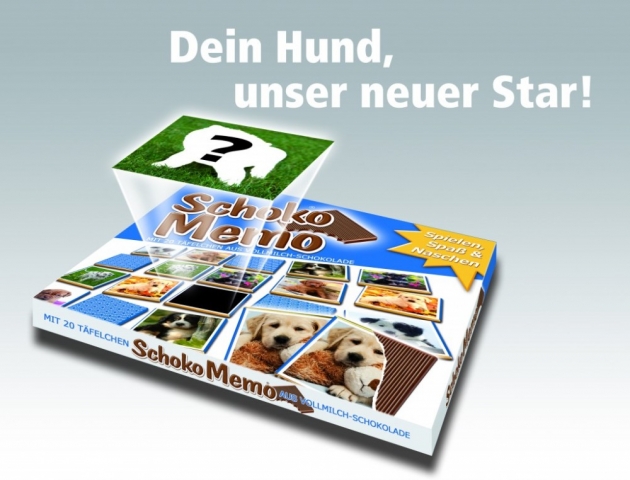Gesucht: der süßeste Welpe für die neue Schoko Memo® Edition Gesucht: der süßeste Welpe für die neue Schoko Memo® Edition