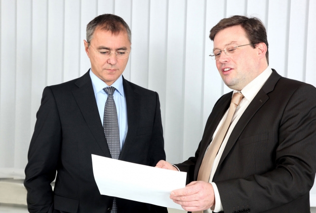 Manfred Neff und Stefan Harder, Geschäftsführer der E.VITA GmbH Manfred Neff und Stefan Harder, Geschäftsführer der E.VITA GmbH