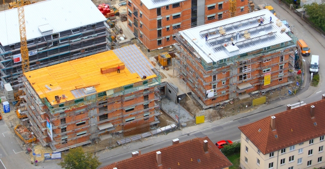 22 barrierearme Mietwohnungen erstellt die Kreisbau in Heidenheim, Römerstraße 30 und 32. 22 barrierearme Mietwohnungen erstellt die Kreisbau in Heidenheim, Römerstraße 30 und 32.