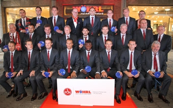 Einkleidung der Spieler des 1.FC Nürnberg im Modehaus WÖHRL Einkleidung der Spieler des 1.FC Nürnberg im Modehaus WÖHRL