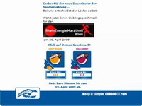 Carboo4U-Aktion auf www.carboo4u.com zum Rhein-Energie-Marathon Bonn 2009