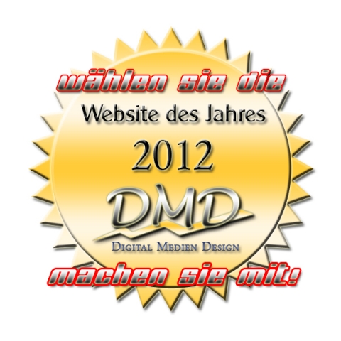 DigitalMedienDesign sucht auch dieses Jahr wieder die beste Website des Jahres in fünf verschiedenen