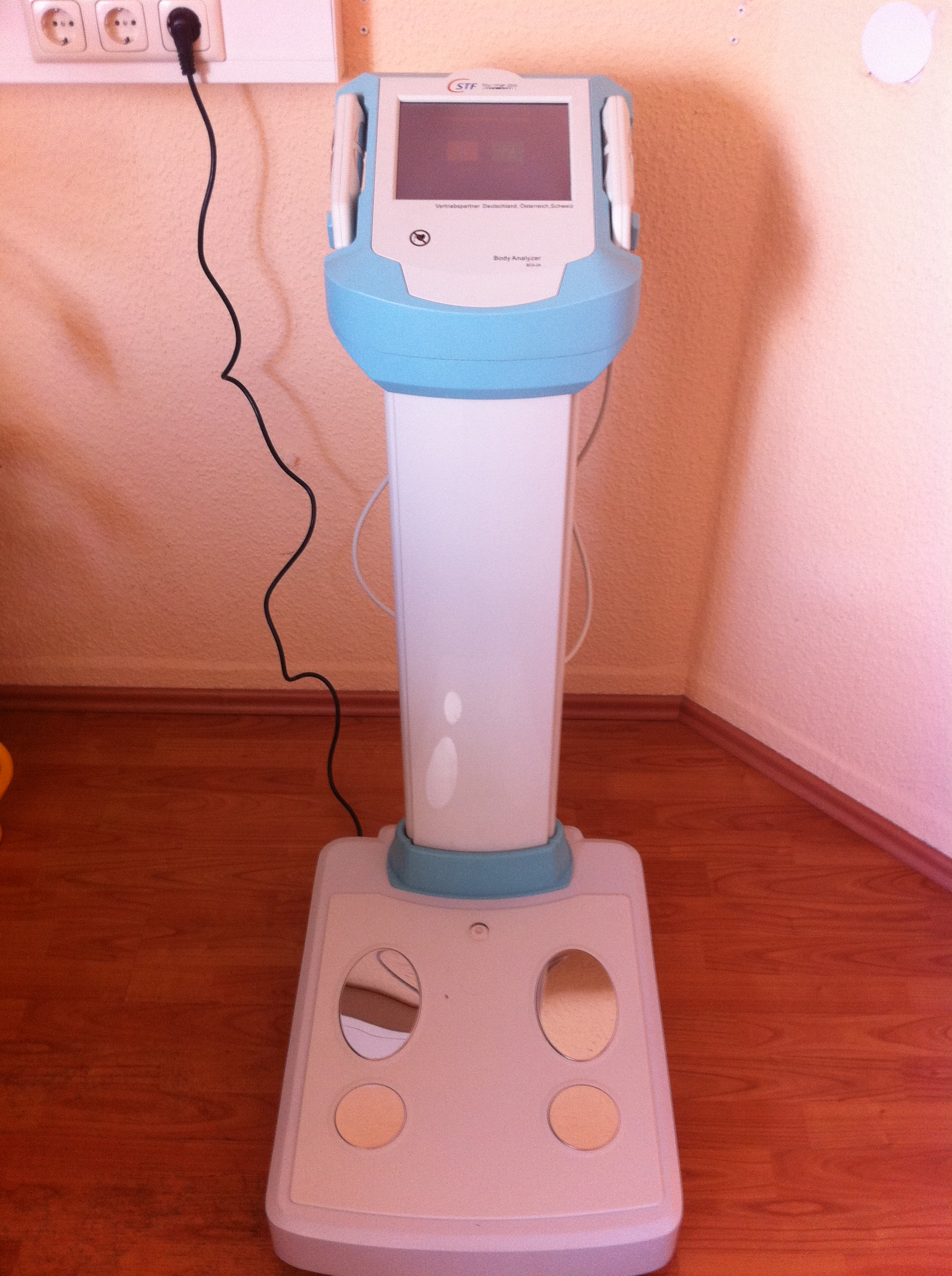 Unser Bodyanalyzer am 21.10.2012 Gratismessung