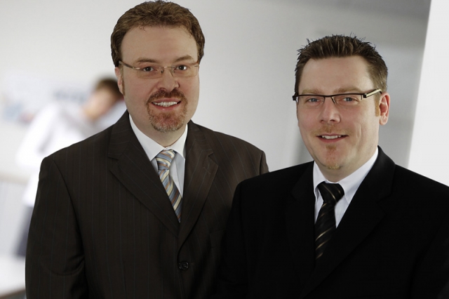 acceptIT Geschäftsführer Stefan Lage und Torsten Claus
