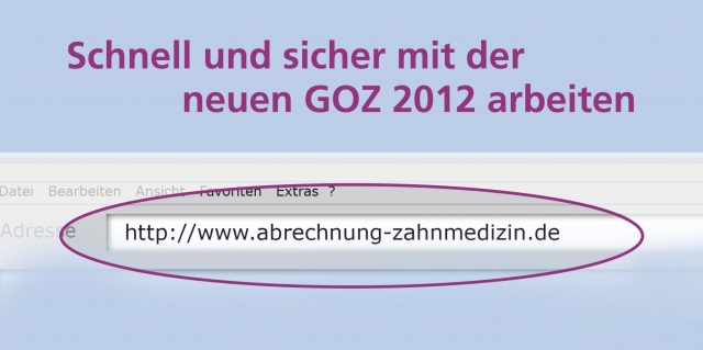 Zahnmedizinische Abrechnung - immer up to date! Zahnmedizinische Abrechnung - immer up to date!