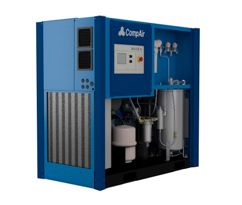 Die frequenzgeregelte PureAirTM DH 110 SR -Maschine mit 110 kW Leistung wird für die Grundversorgung