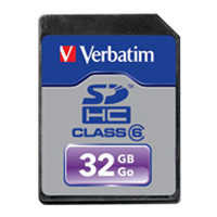 32 GB SDHC Flashkarte von Verbatim