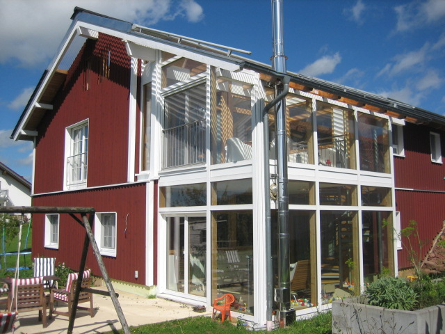 Passivhaus in biologischer Bauweise