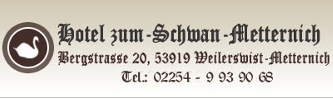 Hotel Zum Schwan Metternich bei Brühl nähe Phantasialad Hotel Zum Schwan Metternich bei Brühl nähe Phantasialad