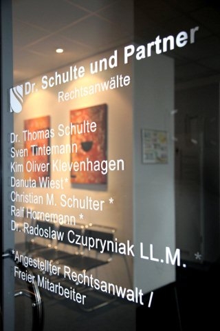 Arbeitskreis Kreditgewährung, Dr. Schulte und Partner Rechtsanwälte, Berlin Arbeitskreis Kreditgewährung, Dr. Schulte und Partner Rechtsanwälte, Berlin