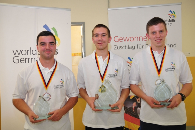 Das sind die drei Besten Deutschlands im Berufswettbewerb