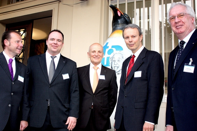 V.r.n.l.: Erich Giese (TAW), Henning Krumrey (WirtschaftsWoche), Dr. Arno Bothe (bdvb), Dr. Thorsten
