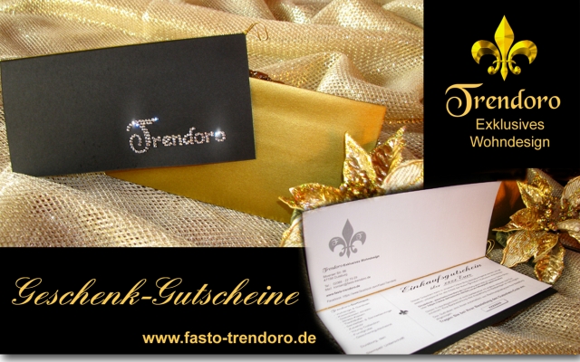 Geschenk-Gutscheine für exklusive Home-Fashion Geschenk-Gutscheine für exklusive Home-Fashion