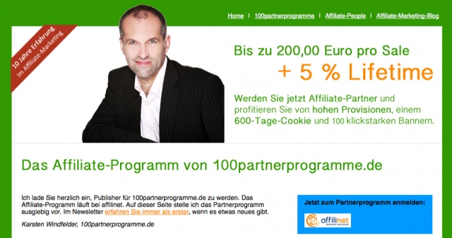 100partnerprogramme startet eigenes Affiliate-Programm