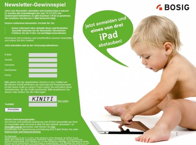 iPad zu gewinnen iPad zu gewinnen
