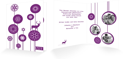 Weihnachtskarten von DESIGN K