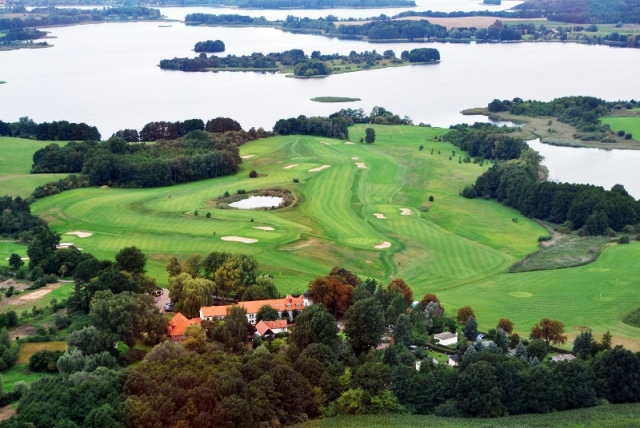 Golfplatz Serrahn aus der Luft Golfplatz Serrahn aus der Luft