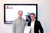 Stephan Kernbach (Malerwerkstätte MIGNON) und Uli Rinker (Werbeagentur Grips Design) Stephan Kernbach (Malerwerkstätte MIGNON) und Uli Rinker (Werbeagentur Grips Design)