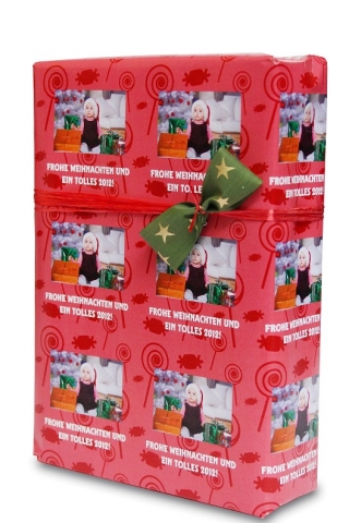 Das eigene Geschenkpapier kann bei Peppy Paper schon mit wenigen Mouse-Klicks gestaltet werden.