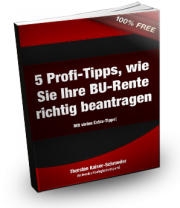 Torsten Kaiser-Schröders neuer Gratis-Report hilft, die BU-Rente richtig zu beantragen