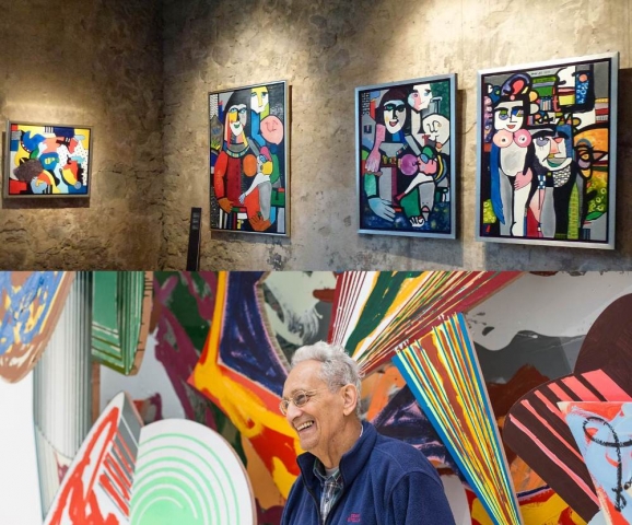 Bunt statt grau - Kunstherbst in den ZeitOrten; mit Ausstellungen von Otmar Alt und Frank Stella Bunt statt grau - Kunstherbst in den ZeitOrten; mit Ausstellungen von Otmar Alt und Frank Stella
