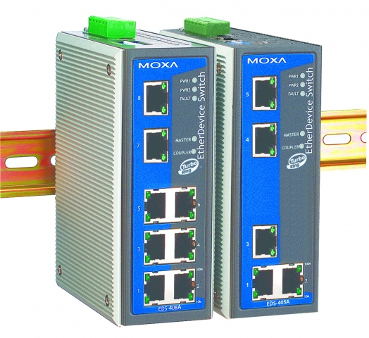 Plug-and-Play EDS-405A/408A-PN Profinet Switches Plug-and-Play EDS-405A/408A-PN Profinet Switches