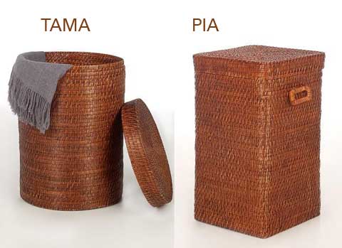 Rattankörbe PIA und TAMA Rattankörbe PIA und TAMA