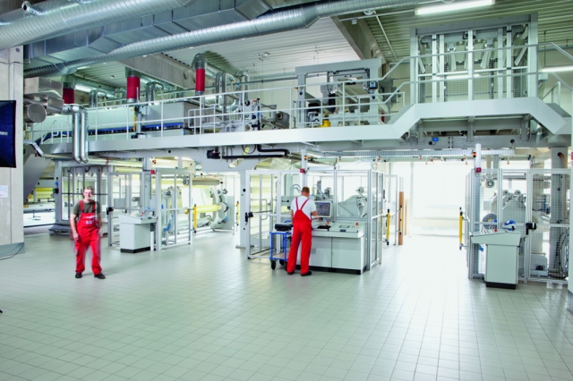 Beschichtungsanlage der Folex Coating GmbH Beschichtungsanlage der Folex Coating GmbH