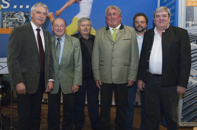 von links:Horst Haselmeier, Franz Uhl, Adolf Wirth, Firmengründer und Geschäftsführer Walter Tegel, von links:Horst Haselmeier, Franz Uhl, Adolf Wirth, Firmengründer und Geschäftsführer Walter Tegel,