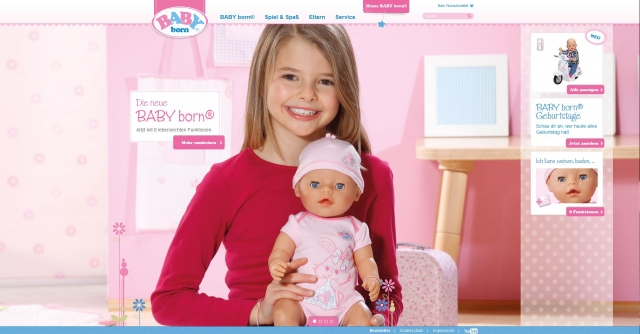 Die neue Website von BABY born Die neue Website von BABY born