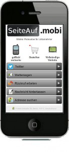 SeiteAufMobi demo mobile website SeiteAufMobi demo mobile website