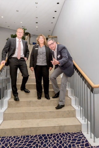 Referent Jens Böcker, Jutta Schönwälder, Direkt Marketing Center Würzburg und Fredy Groth, empathie Referent Jens Böcker, Jutta Schönwälder, Direkt Marketing Center Würzburg und Fredy Groth, empathie