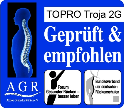 DAS AGR-Siegel für den Rollator TOPRO Troja 2G DAS AGR-Siegel für den Rollator TOPRO Troja 2G