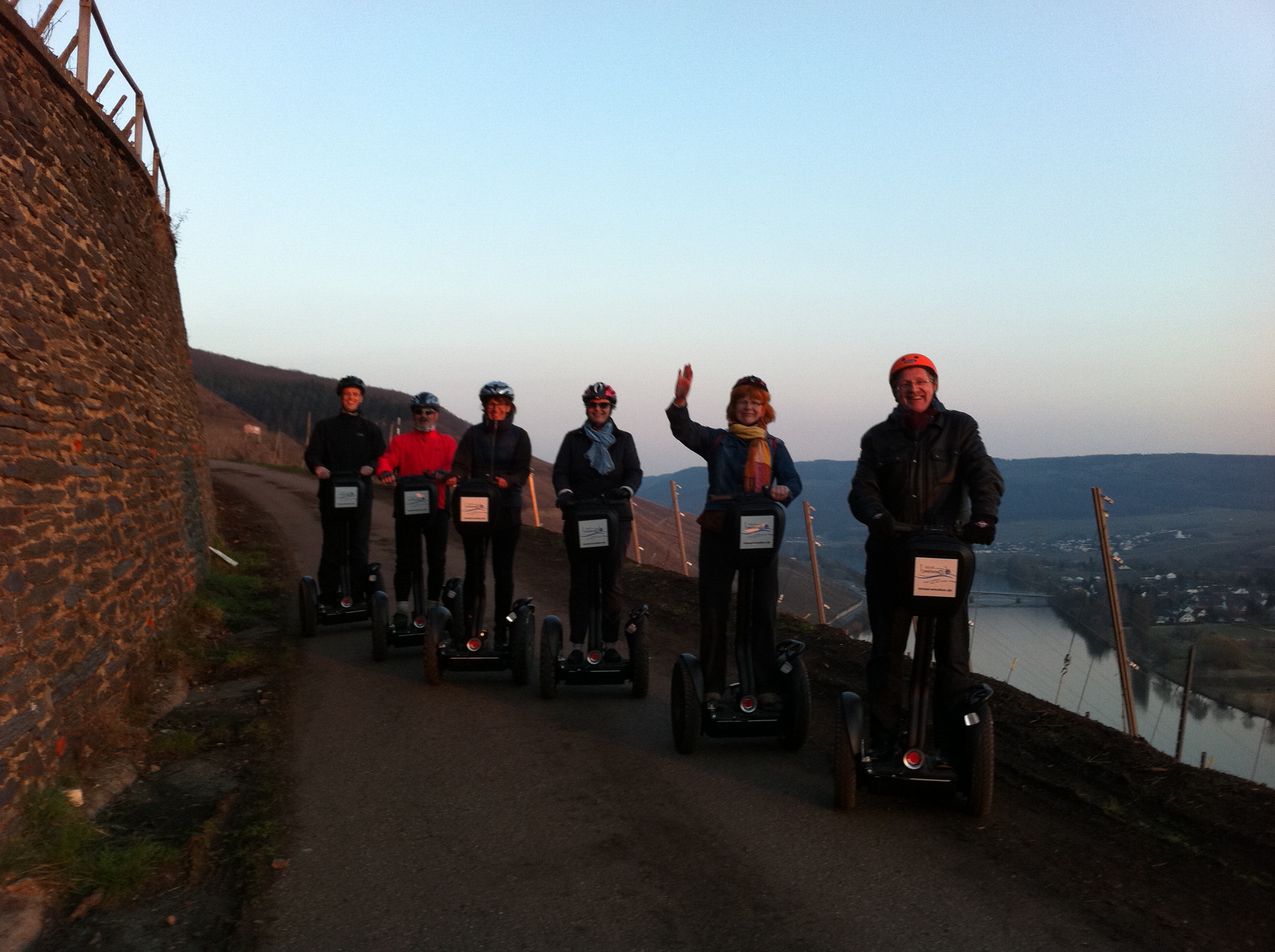 Mit Segways die Mosel-Weinberge erfahren Mit Segways die Mosel-Weinberge erfahren