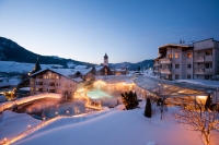 Außenansicht im Winter (Posthotel Achenkirch)